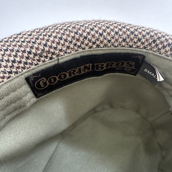Goorin Bros Fedora Hat Size Small Herringbone Pattern Boho Casual Preppy - Picture 7 of 10